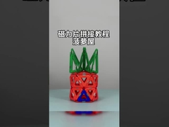 Reunión de azulejos magnéticos con formas versátiles para animales y plantas Casa de piña