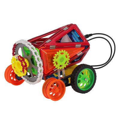 comprar Aprendizaje STEM Automóviles de juguete magnético Conjunto de azulejos magnéticos controlados a distancia Juguetes para niños online manufacture