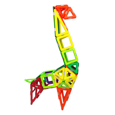 comprar OEM ODM 3D azulejos magnéticos Animales estructura jirafa conjuntos de bloques magnéticos para niños online manufacture