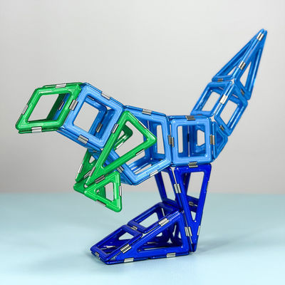 comprar Popular Educativo Magnético ladrillos juguetes Velociraptor Bloques magnéticos Estructura 3D online manufacture