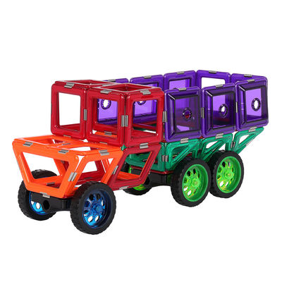 comprar MAGFX Cómicas estructuras de camiones pesados azulejos magnéticos de construcción juguete magnético para niños online manufacture