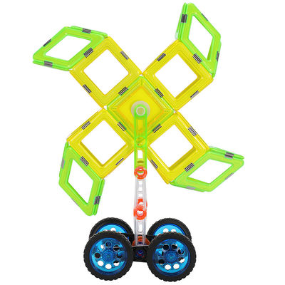 comprar Niñas y niños azulejos magnéticos vehículos estructura de ruedas de alfiler juguetes ensamblados online manufacture