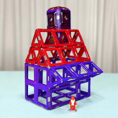 comprar Niños Casa de Navidad de forma magnética Bloques de construcción de azulejos magnéticos Conjunto de construcción online manufacture