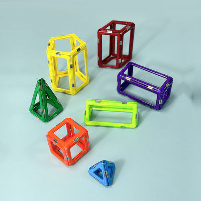 comprar Conjunto de construcción magnética infantil, construcción tridimensional azulejos de forma magnética online manufacture