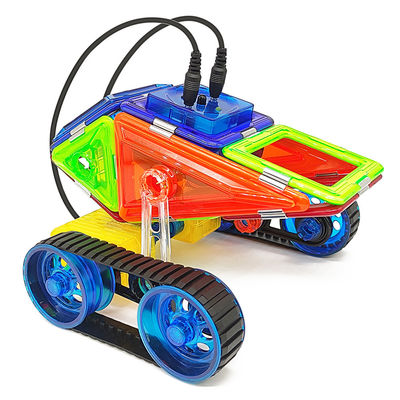 Regalos para niños Bloques magnéticos Coche Vehículo de combate con control remoto