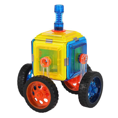Control remoto Accesorios de azulejos magnéticos Juguetes de bloques Pulpo giratorio Para niños 3Y+