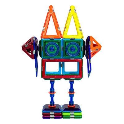 Niños creativos Bloques magnéticos Robóticos azulejos huecos magnéticos Juguetes