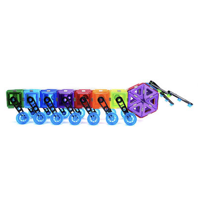 3Y+ Bloques magnéticos multicolores Accesorios Caterpillar Bloques de juego magnéticos