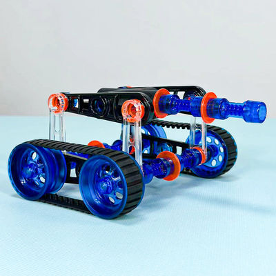 Bloques de construcción magnéticos creativos con ruedas de control remoto Accesorios de montaje de automóviles