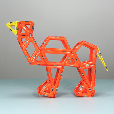 Niños Educativo Camello Animal Modelo de azulejos magnéticos Diy montaje Magnetos juguetes