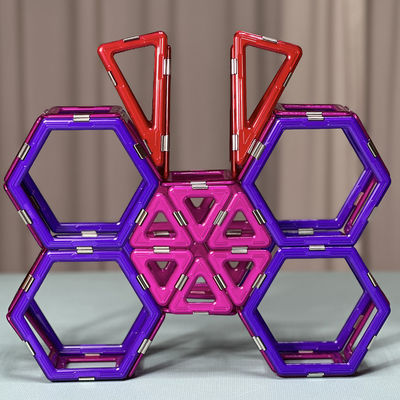 Estructuras de mariposa 3D Bloques de juego magnéticos Superficie lisa Juguetes de construcción Regalo para niños