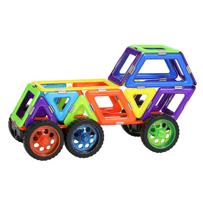 Actividades para niños pequeños Vehículos de juguete magnético Jeep Magnetic Blocks Car