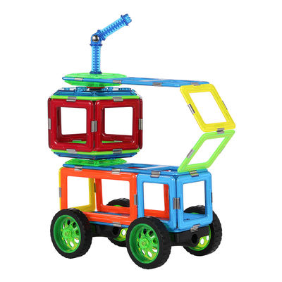 Venta al por mayor de azulejos magnéticos Vehículos Juguetes de construcción de automóviles para niños Certificado CPC