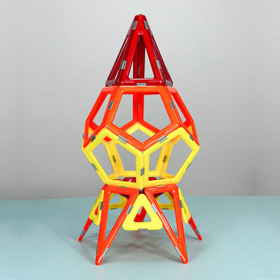 Mecha lanzacohetes 3d Bloques de construcción magnéticos conjuntos de azulejos geométricos magnéticos