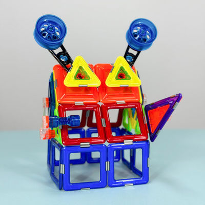 OEM Tiles coloridos de ciencia magnética Puzzle juguete Mecha Casa Monstruo formas