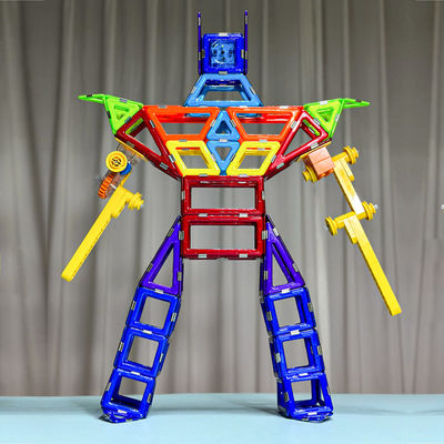 Mecha Optimus Prime, azulejos magnéticos de ciencia, bloques magnéticos multi-educacionales.