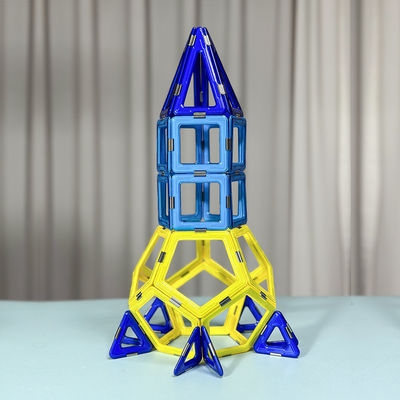 Puzzle 3D Mecha magnético cohete espacial, juguetes de tallo magnético Bloques de construcción