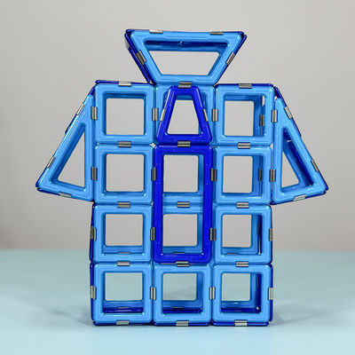 Niños aprendiendo juguete azulejos magnéticos bloques de construcción formas de camisa ensamblaje bricolaje