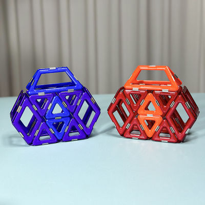 DIY 3D Niños Creativos Diy Magnético Bloques de construcción Bolsas de formas azulejos magnéticos